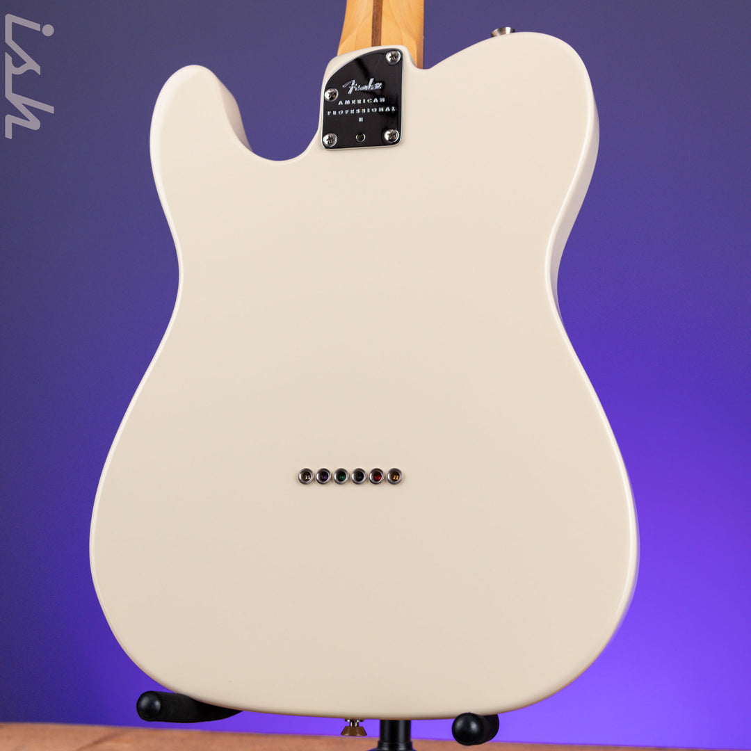 2021 Fender Am Pro II Tele Olympic White