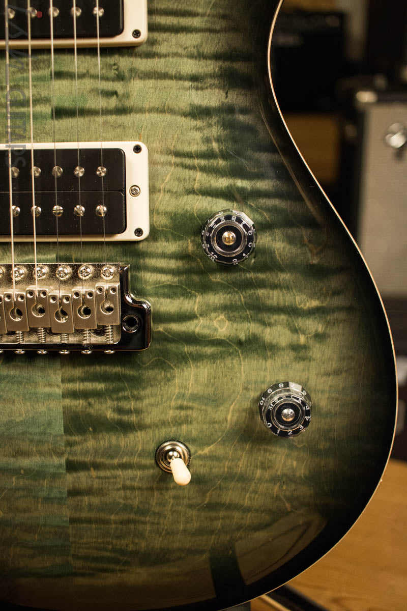 Paul Reed Smith PRS CE24 Custom Color Faded Trampas Green Smokeburst