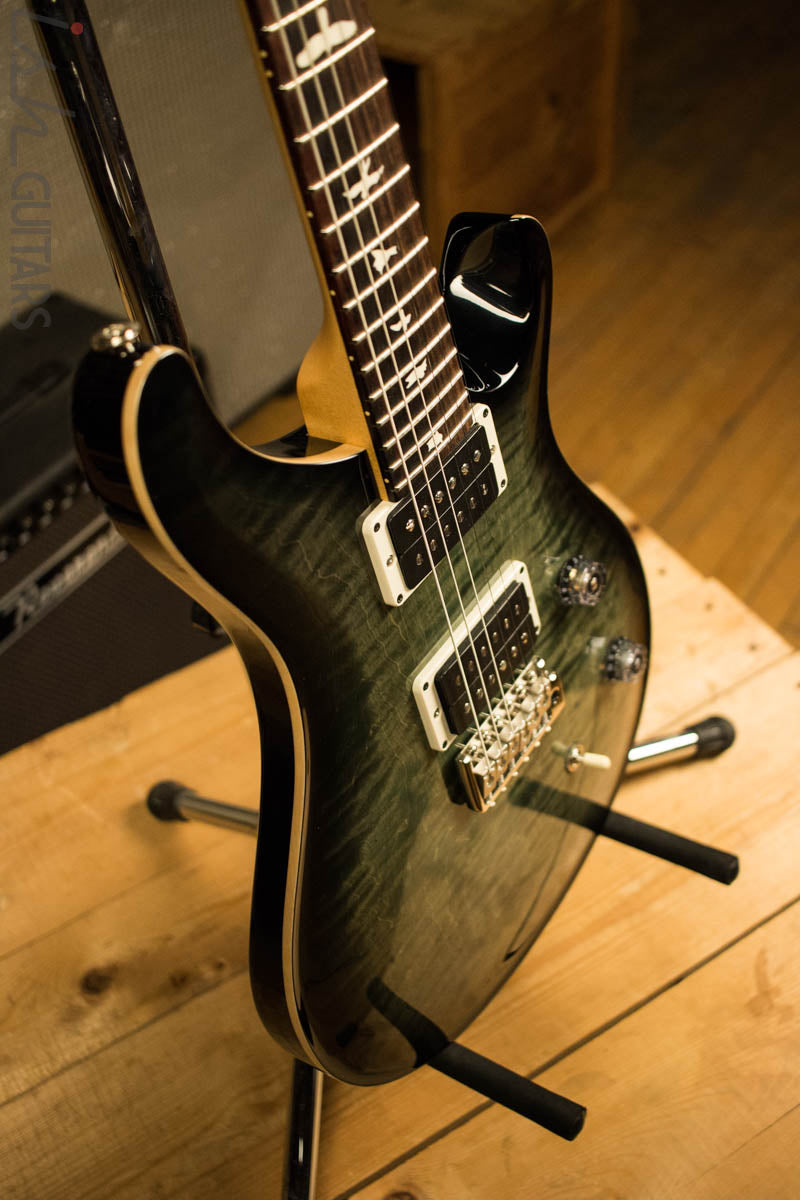Paul Reed Smith PRS CE24 Custom Color Faded Trampas Green Smokeburst