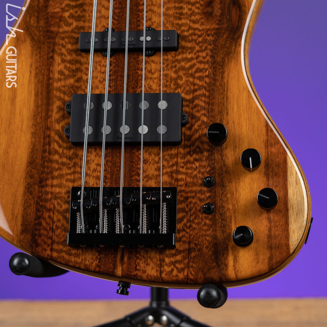Sadowsky Masterbuilt LTD 5-String 21-Fret MM Bass Natural Transparent
