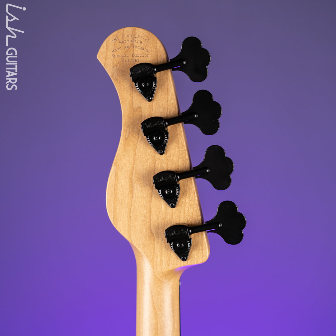 Sadowsky Metroline Special Edition 24 Fret 4-String Modern Bass Claro Walnut