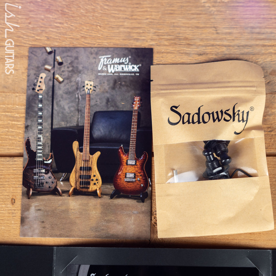 Sadowsky Metroline Special Edition 24 Fret 4-String Modern Bass Claro Walnut