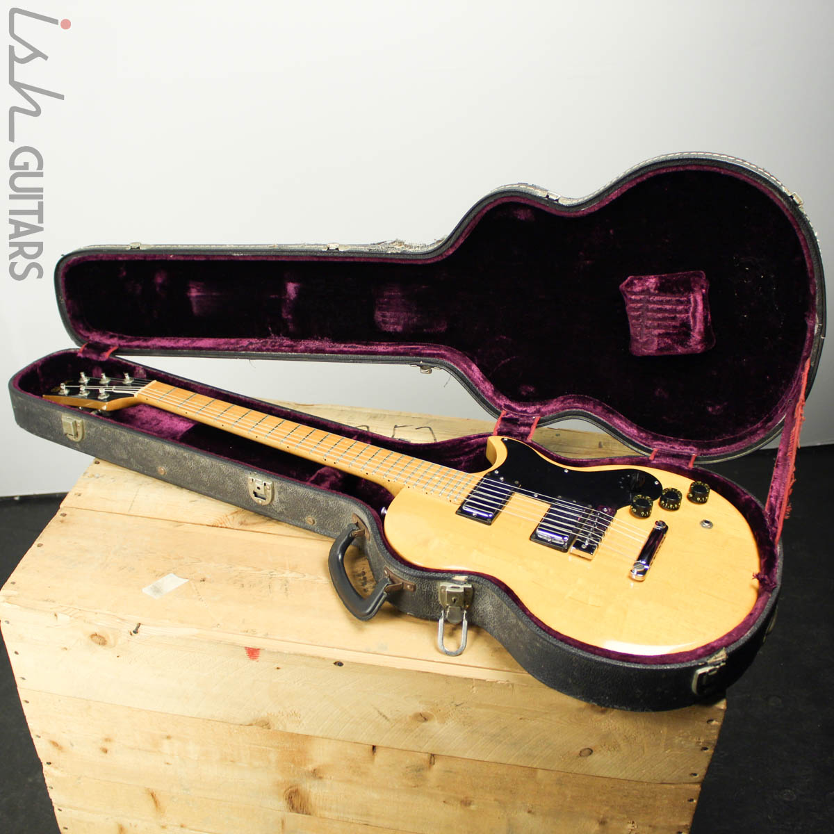 1976 Gibson L6-S Natural Maple w/ OHSC – Ish Guitars
