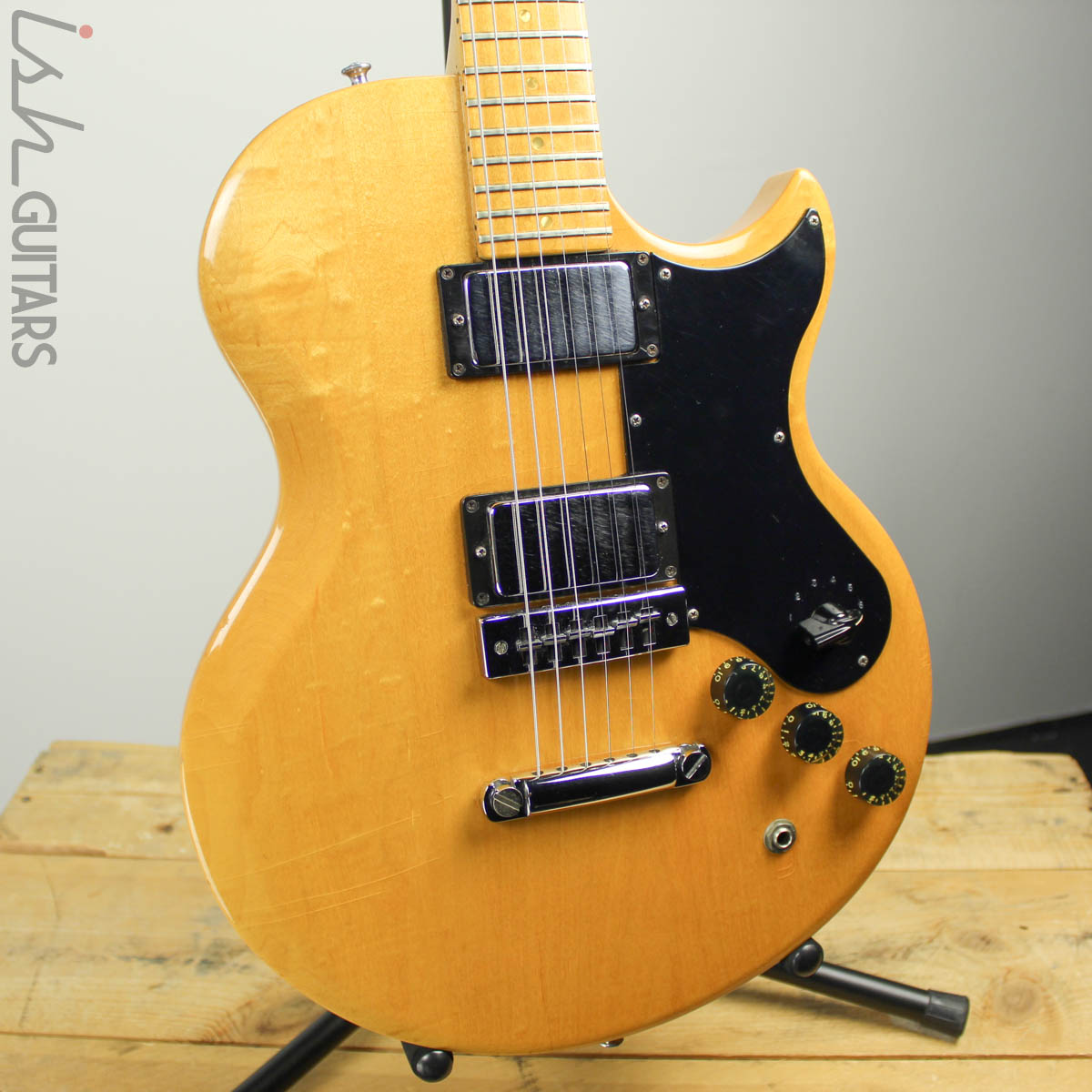 1976 Gibson L6-S Natural Maple w/ OHSC – Ish Guitars