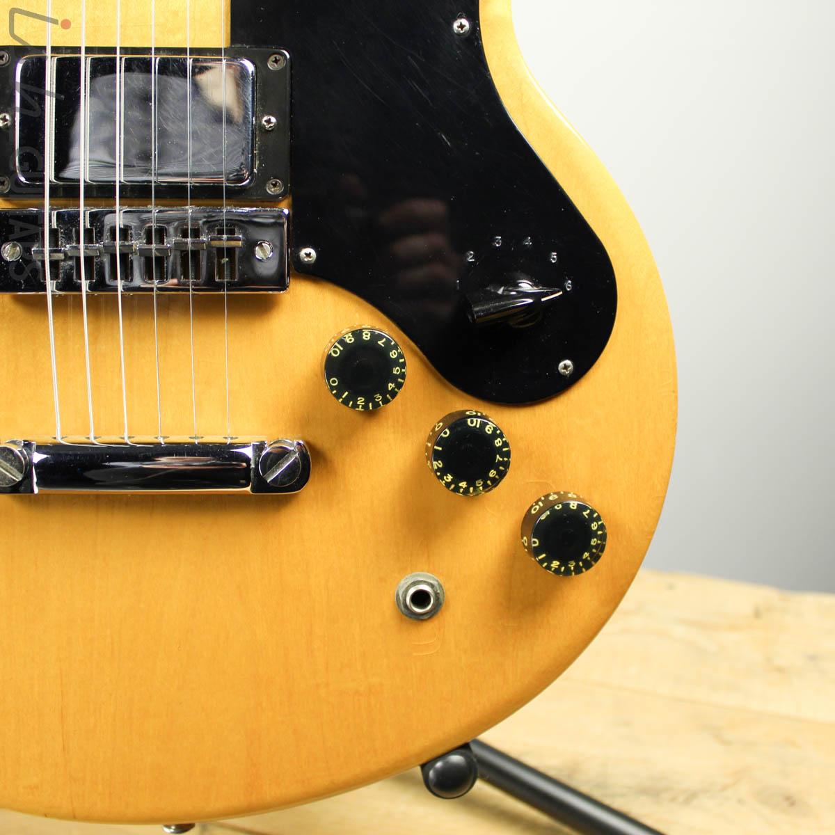 1976 Gibson L6-S Natural Maple w/ OHSC – Ish Guitars