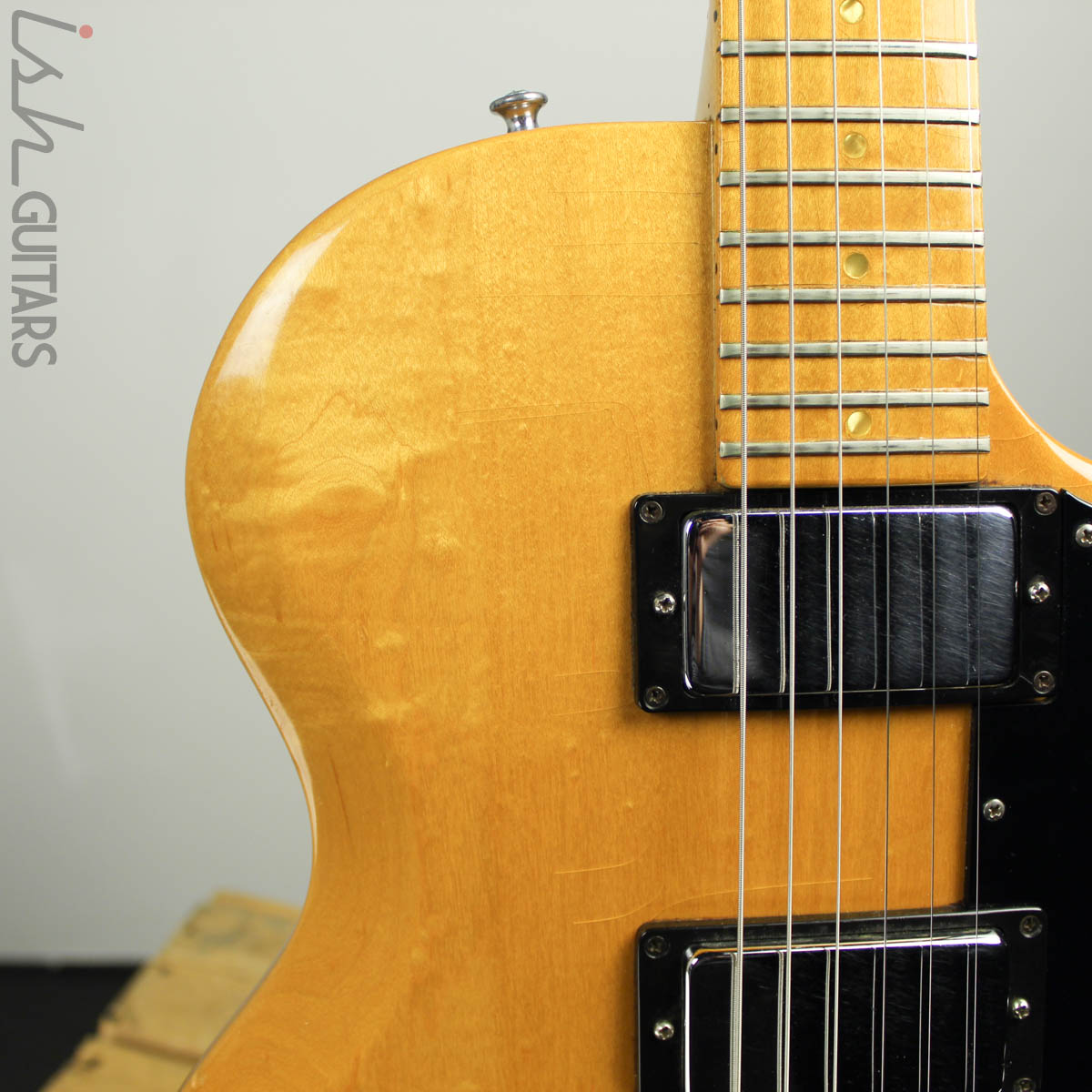 1976 Gibson L6-S Natural Maple w/ OHSC – Ish Guitars
