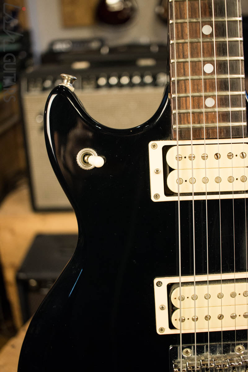 Hondo II Professional Double Cutaway Black