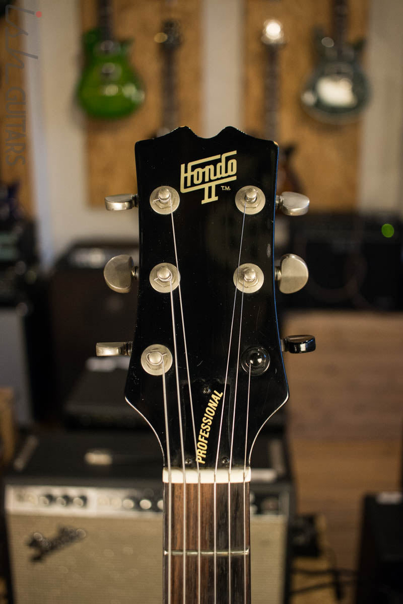 Hondo II Professional Double Cutaway Black