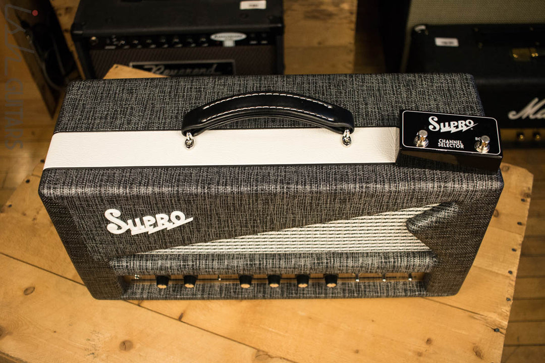 Supro 1699R Statesman 50W Tube Guitar Amp Head Store Demo