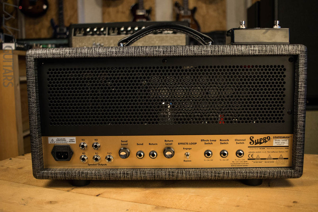 Supro 1699R Statesman 50W Tube Guitar Amp Head Store Demo
