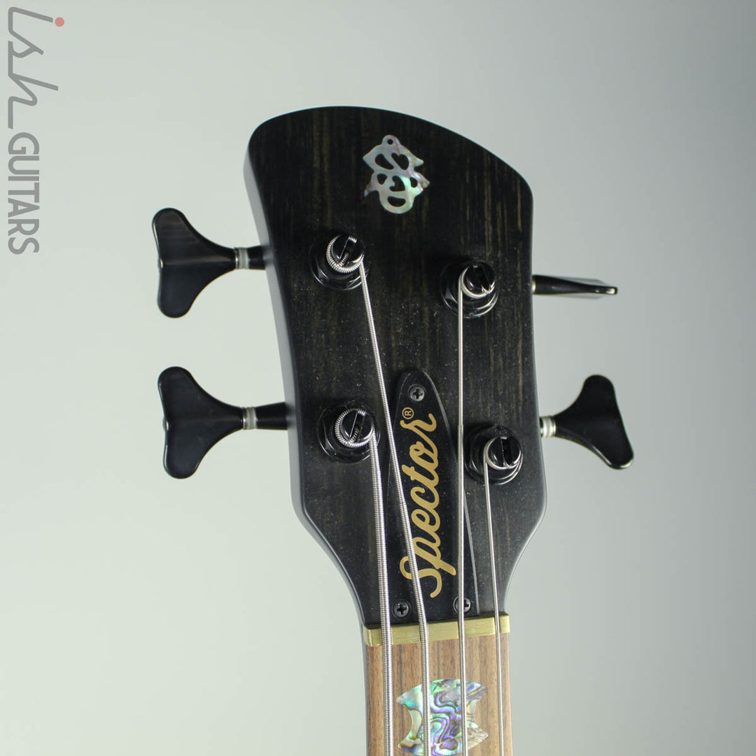 Spector Singlecut SC4 NS-2 Bass Black Stain Burst Matte Reclaimed Redwood