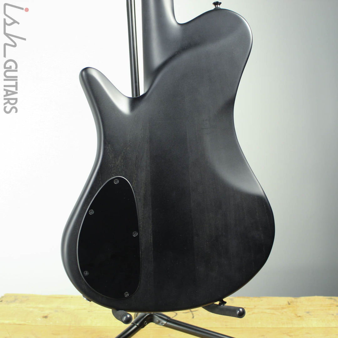 Spector Singlecut SC4 NS-2 Bass Black Stain Burst Matte Reclaimed Redwood