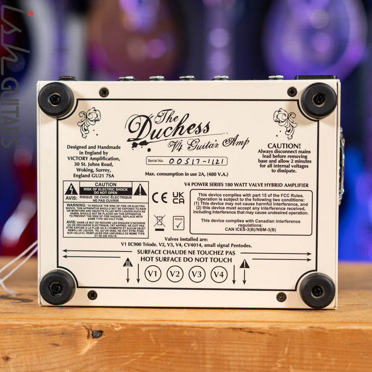 Victory Duchess V4 180W Valve Hybrid Guitar Pedal Amplifier