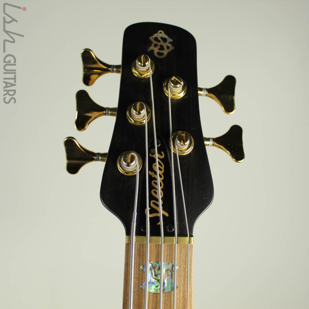 Spector Singlecut SC5 NS-5 Bass Ultra Amber Burst Matte Flame Maple