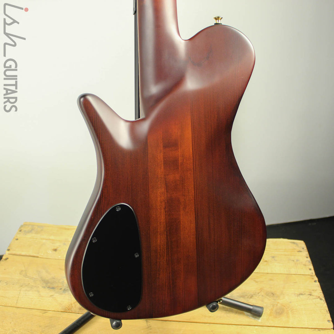 Spector Singlecut SC5 NS-5 Bass Ultra Amber Burst Matte Flame Maple