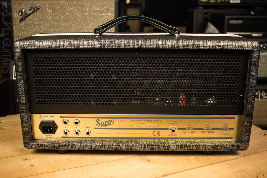 Supro Black Magick Reverb Head Store Demo