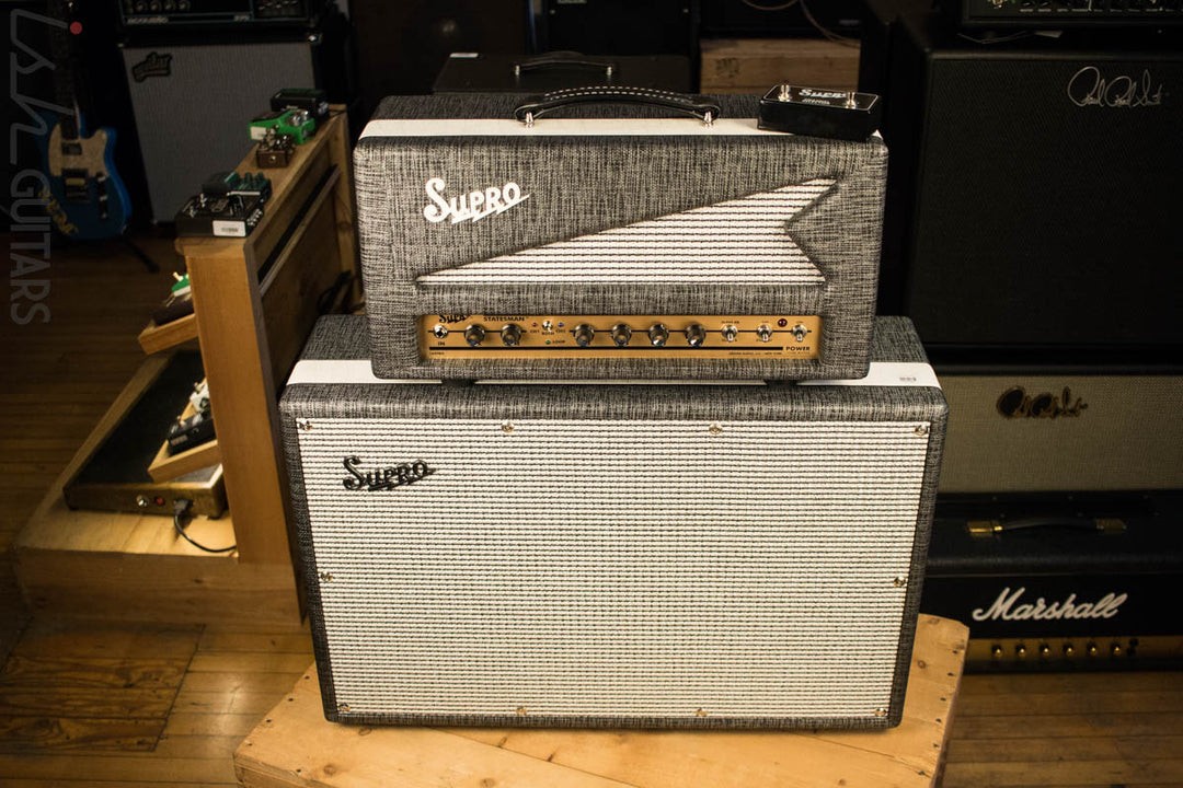 Supro 1799 Statesman 150W 2x12 Guitar Extension Speaker Cabinet