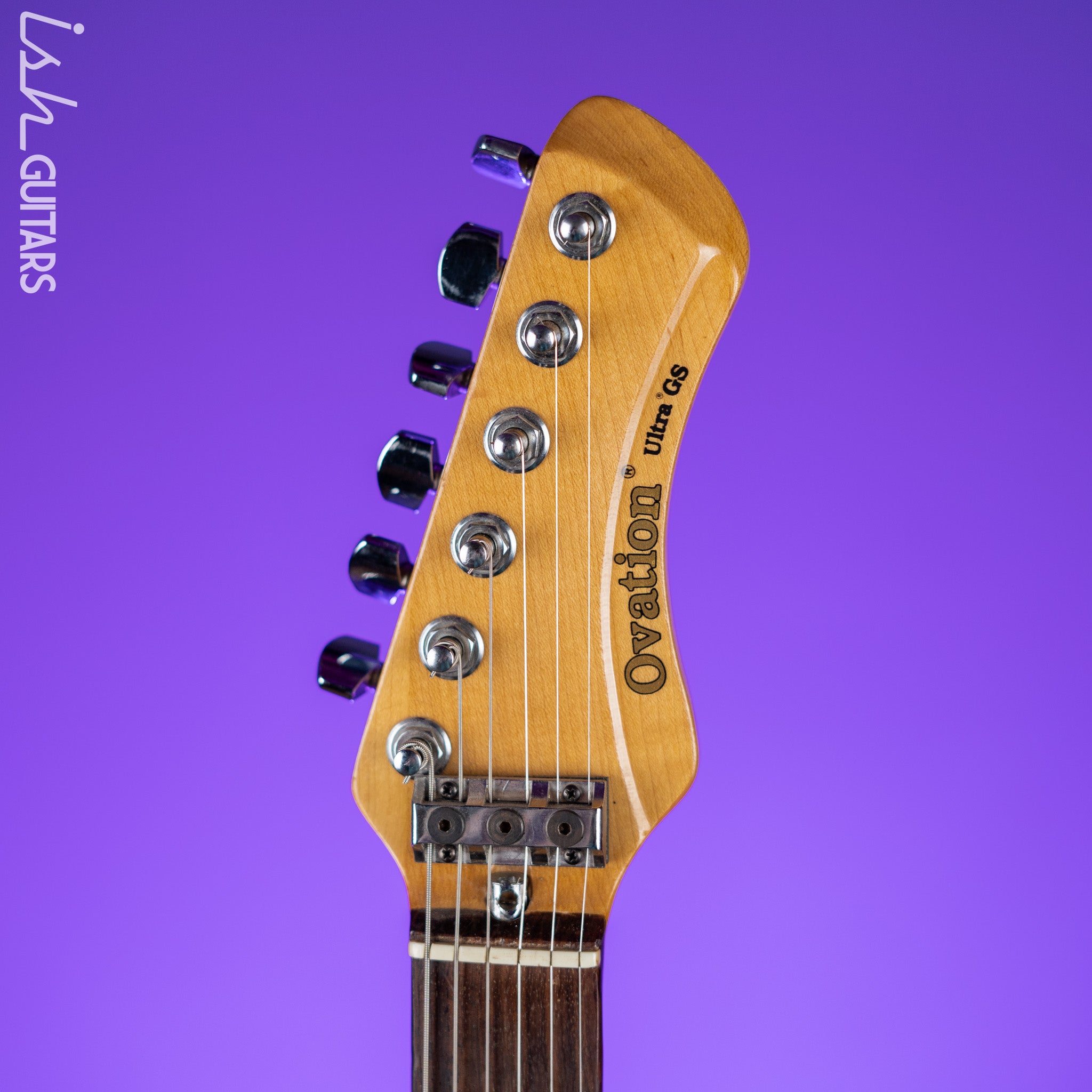 1980's Ovation Ultra GS Black – Ish Guitars