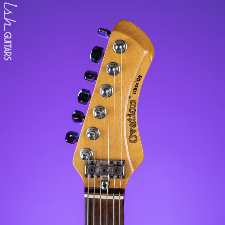 1980's Ovation Ultra GS Black – Ish Guitars