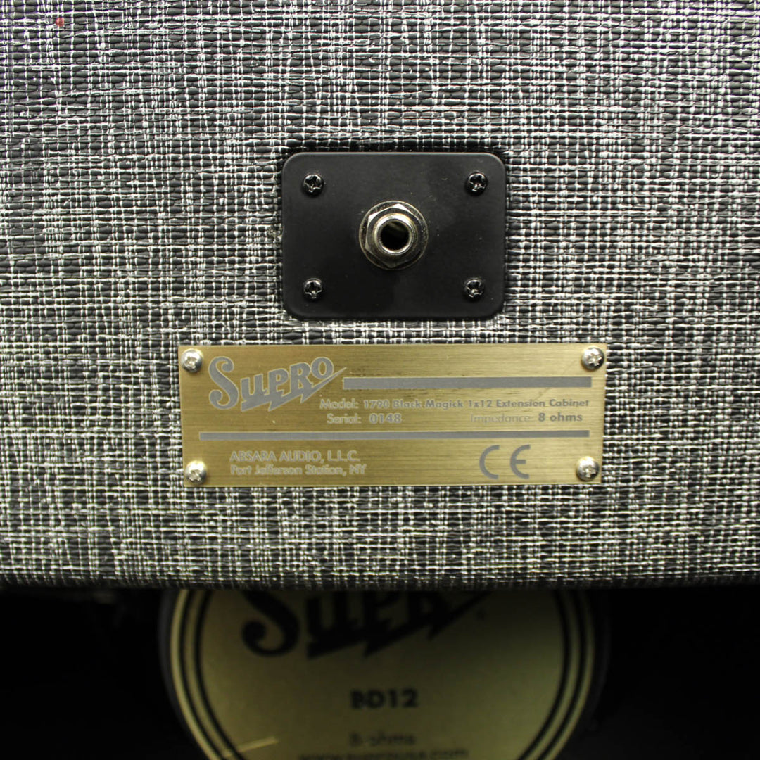 Supro Black Magick 1790 1x12 Extension Cab