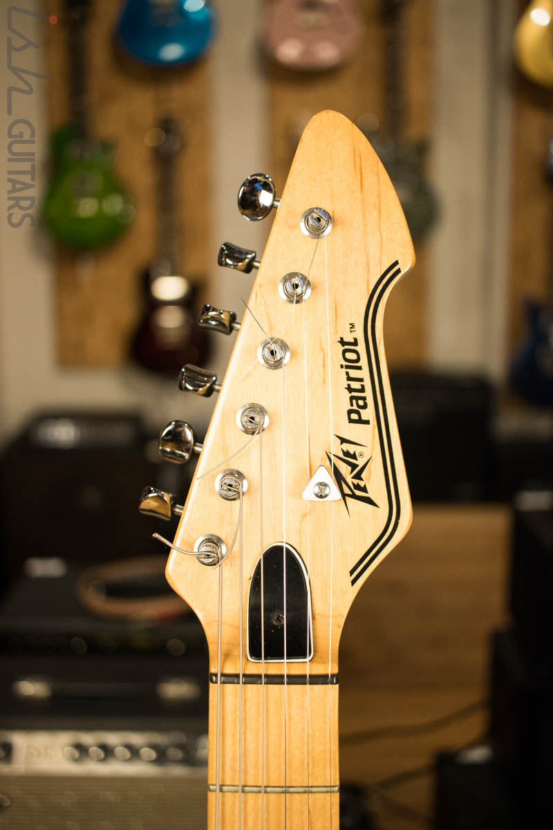 1986 Peavey Patriot Natural Ash USA Made Electric Guitar