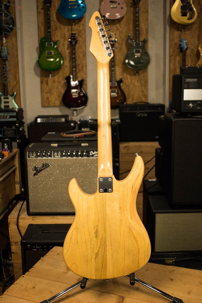 1986 Peavey Patriot Natural Ash USA Made Electric Guitar