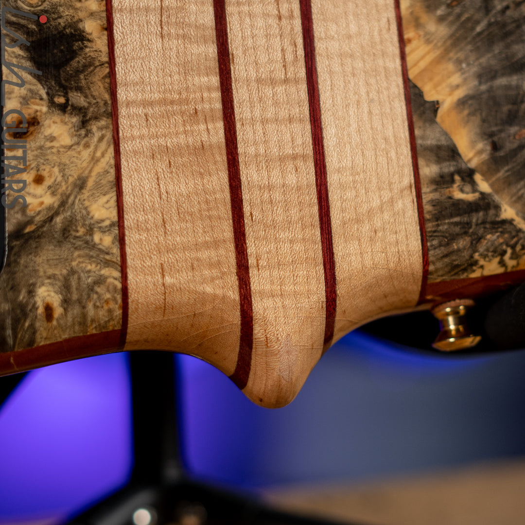 Surine Quest Series I 5-String Bass Natural Buckeye Burl