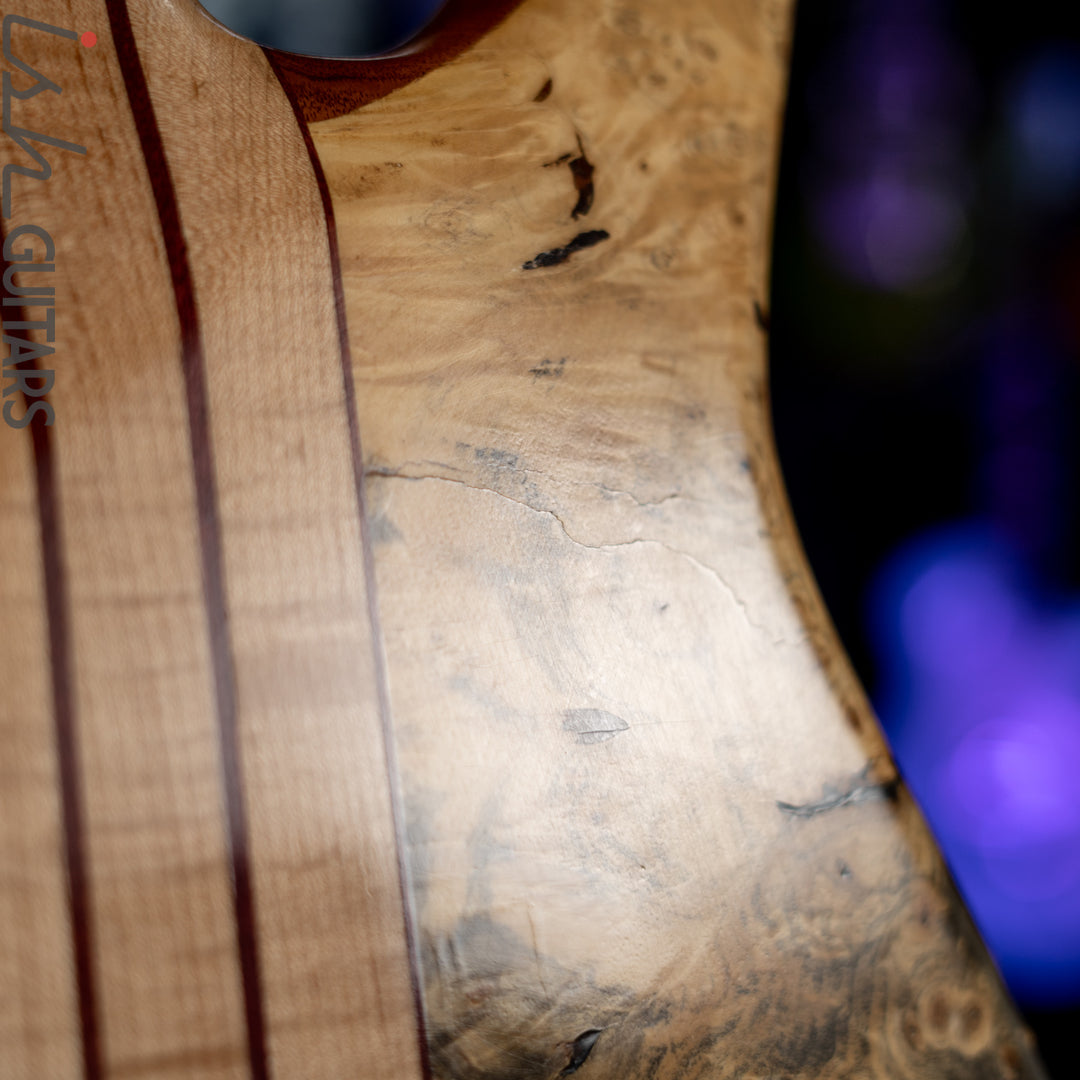 Surine Quest Series I 5-String Bass Natural Buckeye Burl