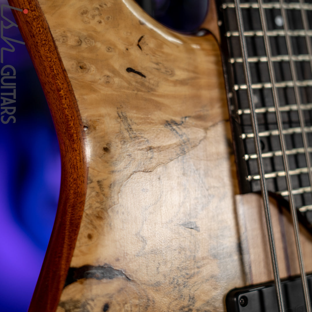 Surine Quest Series I 5-String Bass Natural Buckeye Burl