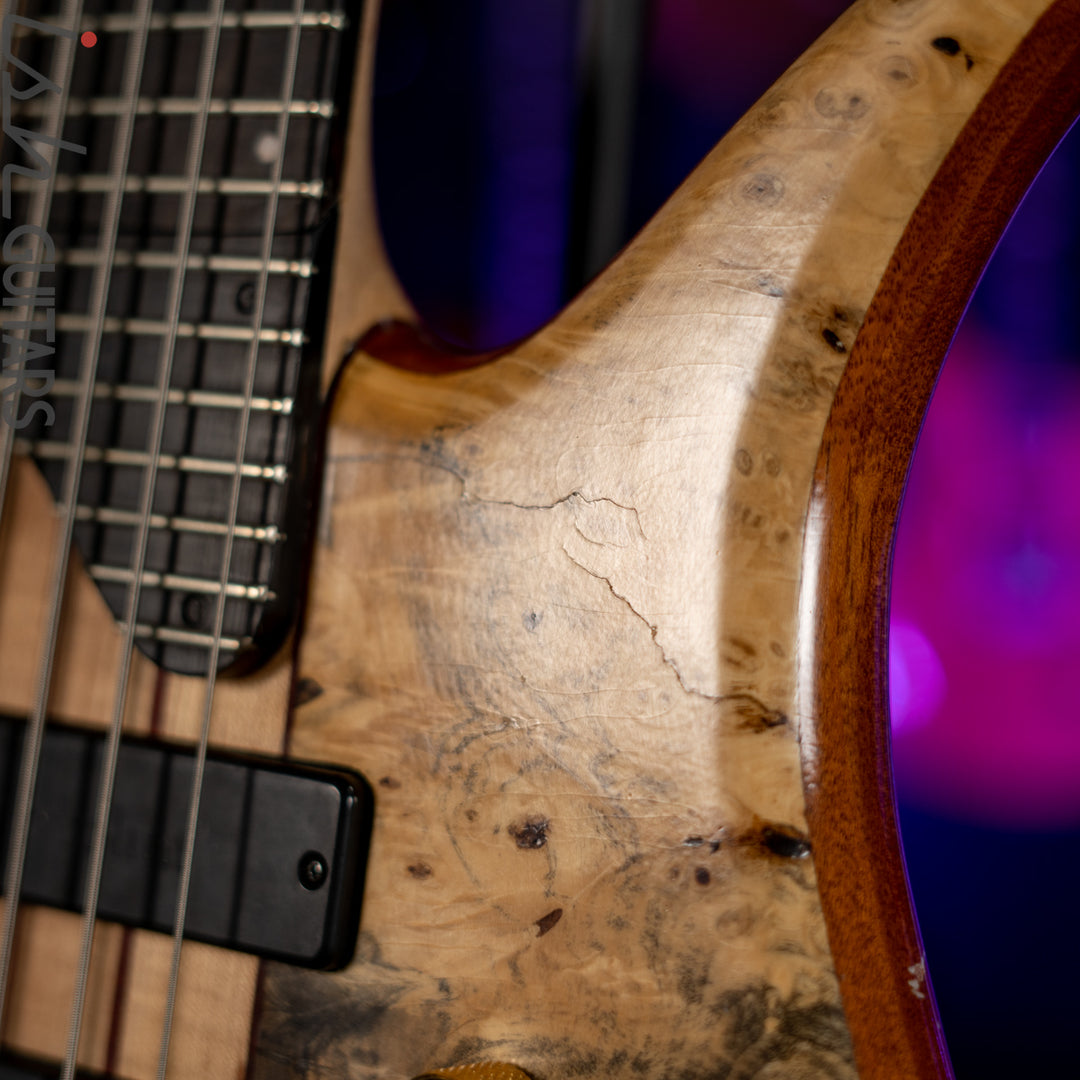 Surine Quest Series I 5-String Bass Natural Buckeye Burl
