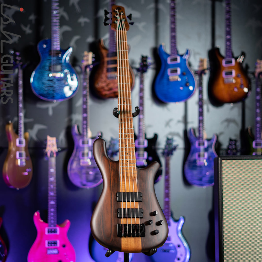 Spector USA NS-5XL 5-String Bass Roasted Ash Natural Satin