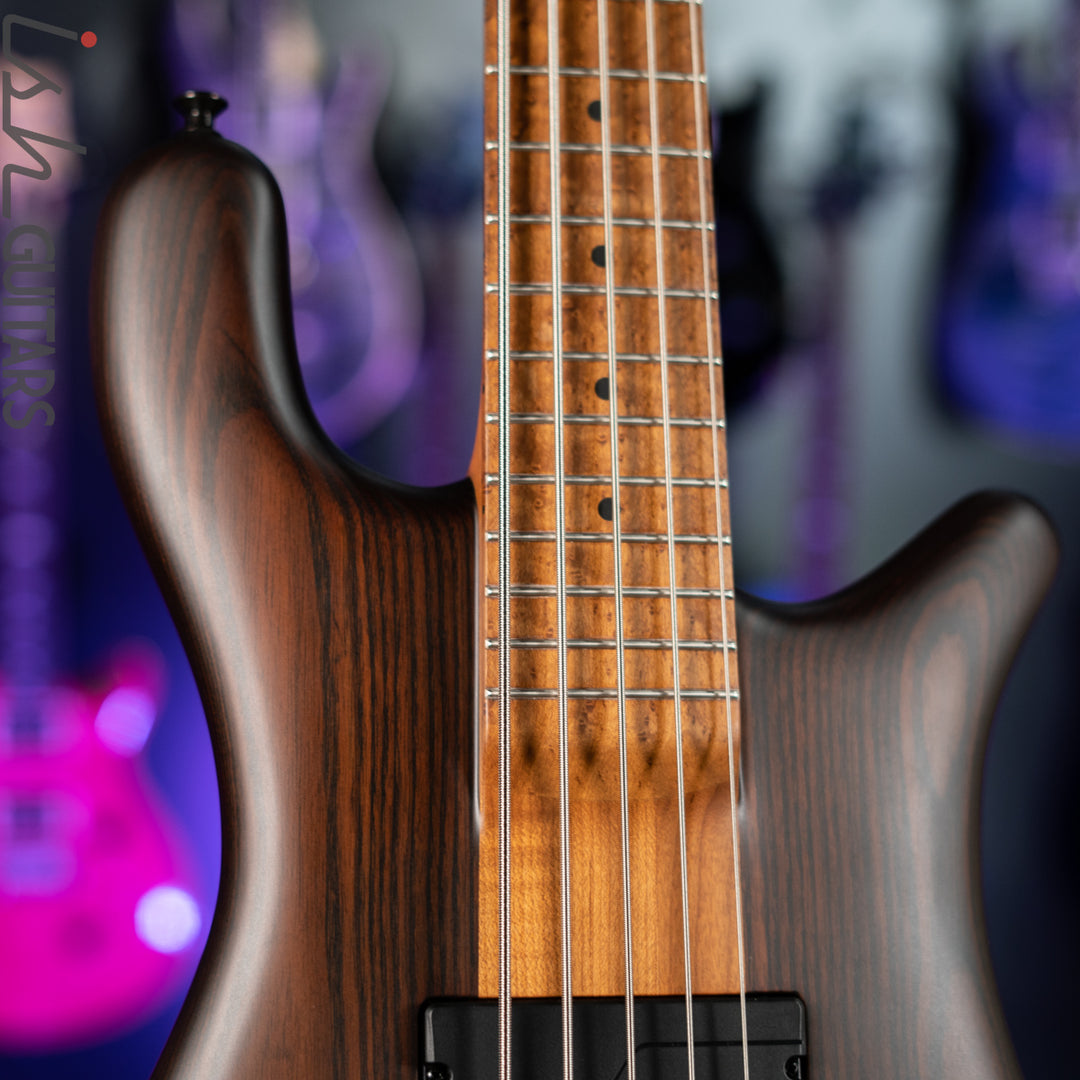 Spector USA NS-5XL 5-String Bass Roasted Ash Natural Satin
