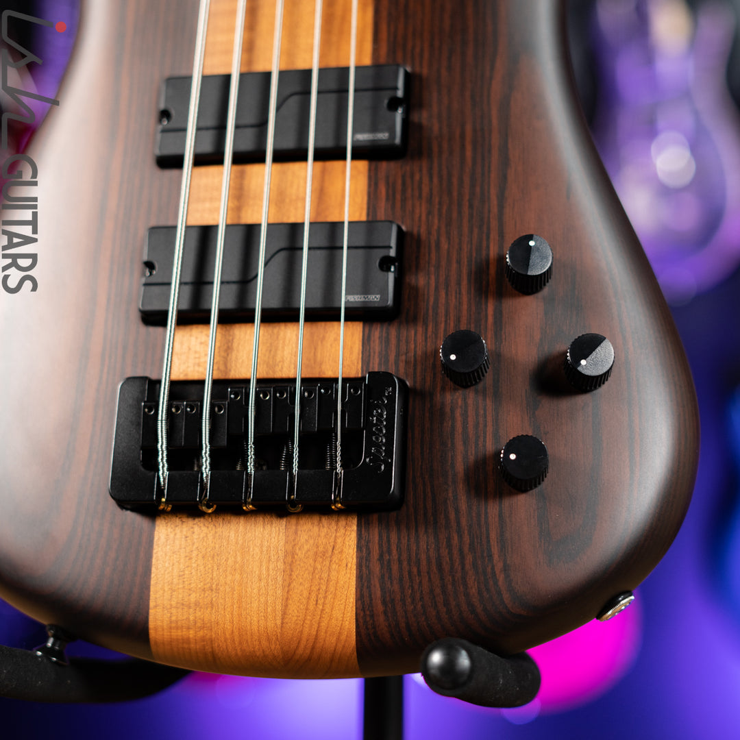 Spector USA NS-5XL 5-String Bass Roasted Ash Natural Satin