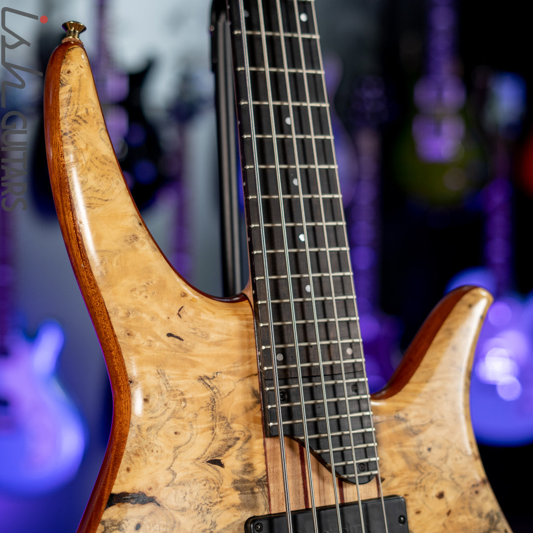 Surine Quest Series I 5-String Bass Natural Buckeye Burl