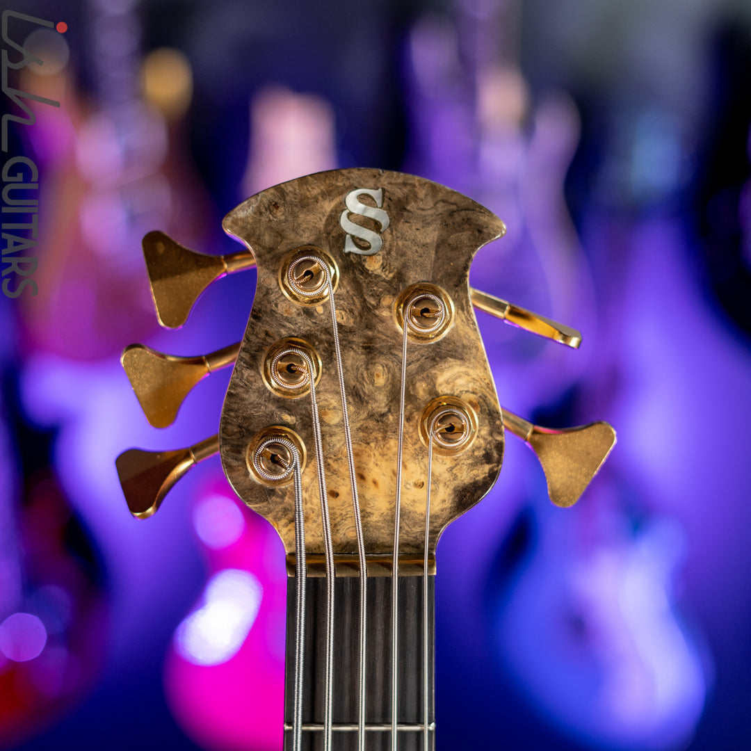 Surine Quest Series I 5-String Bass Natural Buckeye Burl