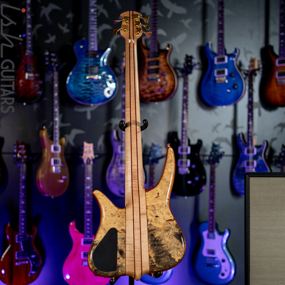 Surine Quest Series I 5-String Bass Natural Buckeye Burl