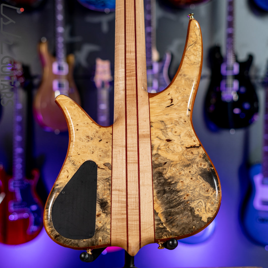 Surine Quest Series I 5-String Bass Natural Buckeye Burl