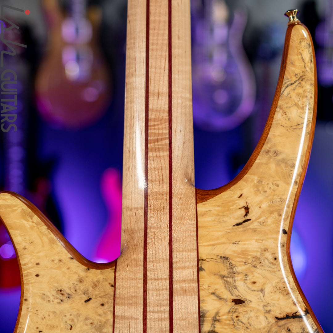 Surine Quest Series I 5-String Bass Natural Buckeye Burl