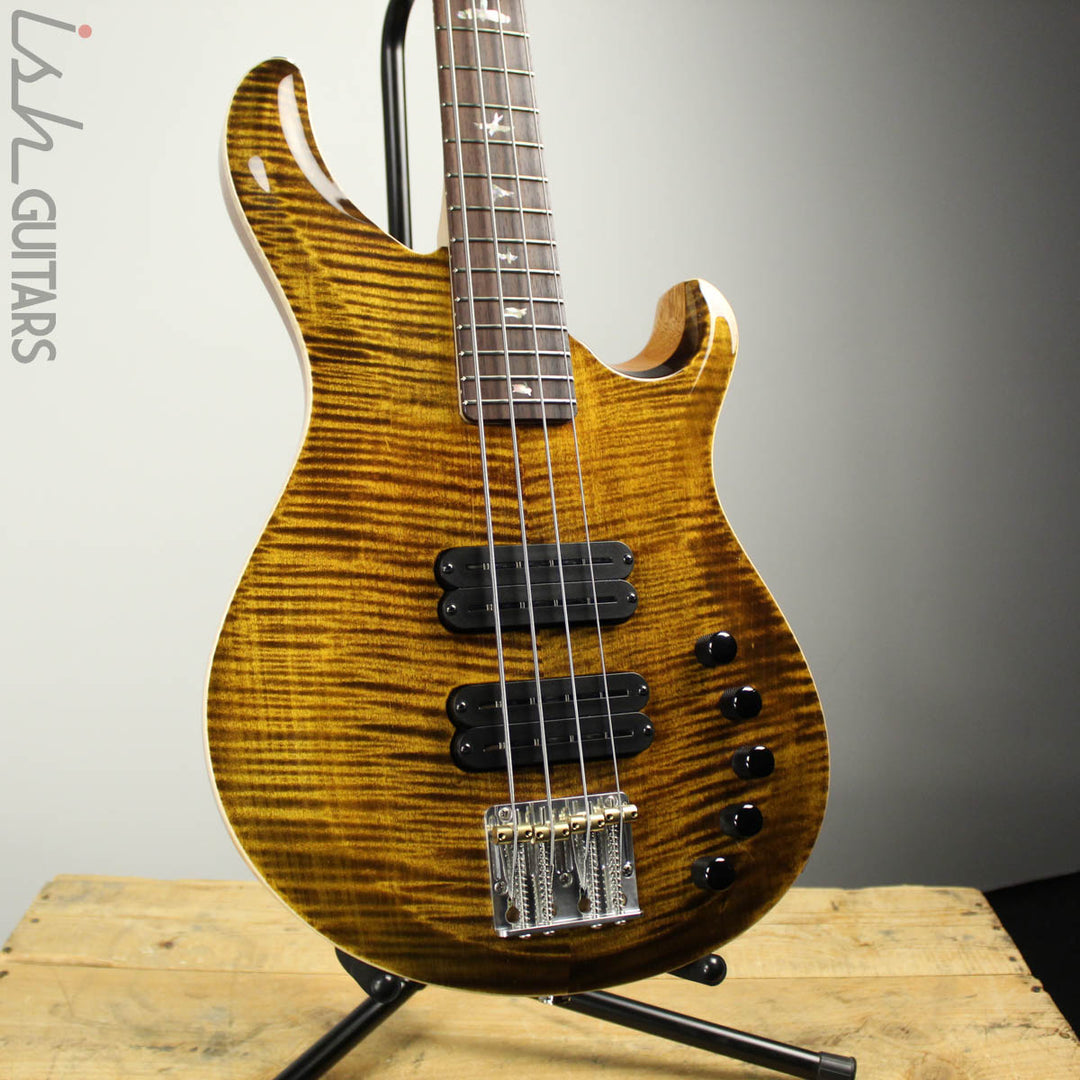 2019 PRS Gary Grainger 4 String Bass Yellow Tiger Finish