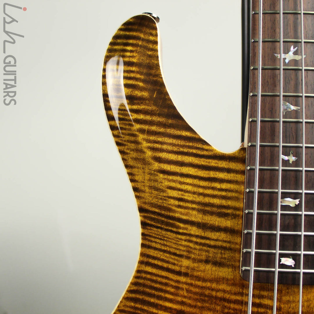 2019 PRS Gary Grainger 4 String Bass Yellow Tiger Finish