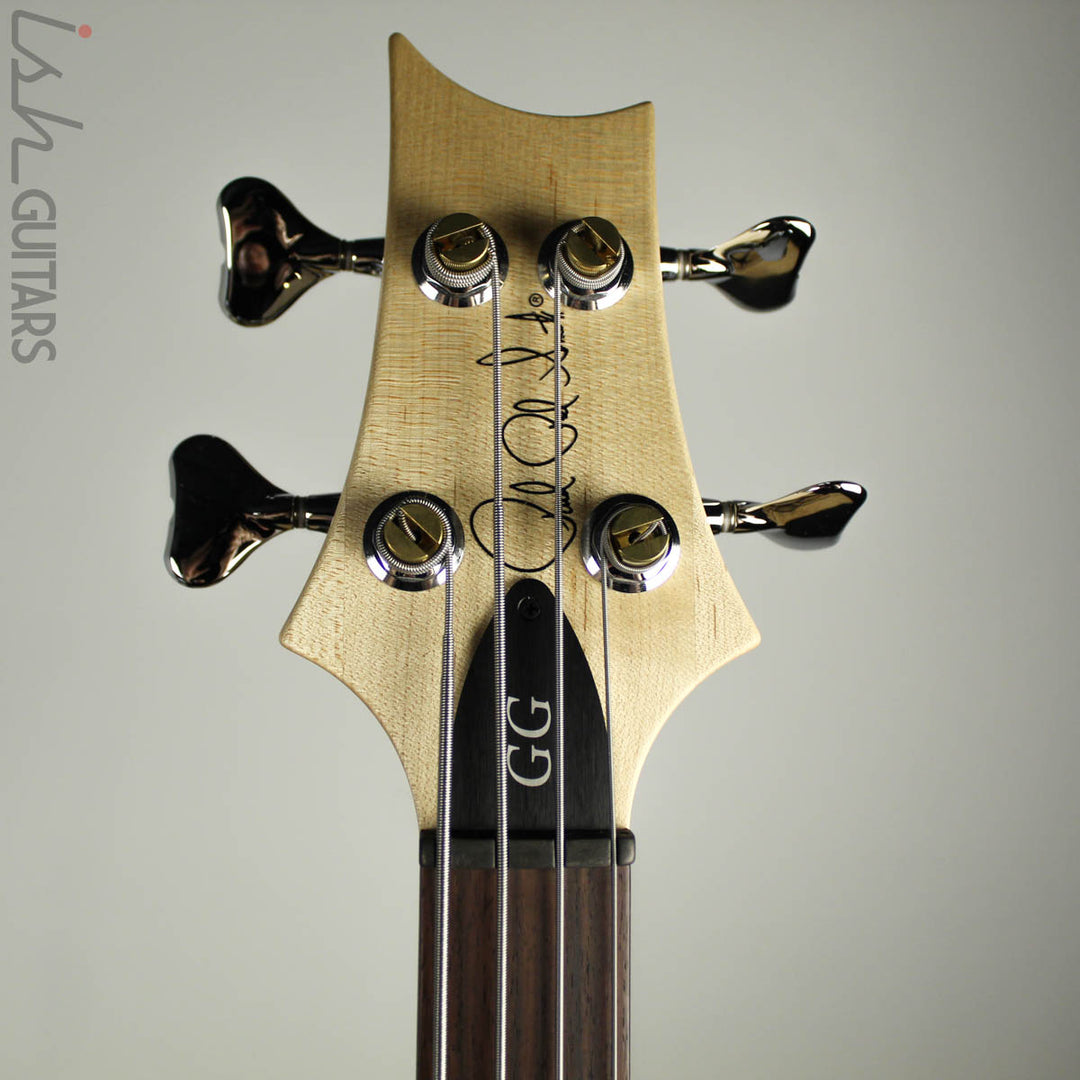 2019 PRS Gary Grainger 4 String Bass Yellow Tiger Finish