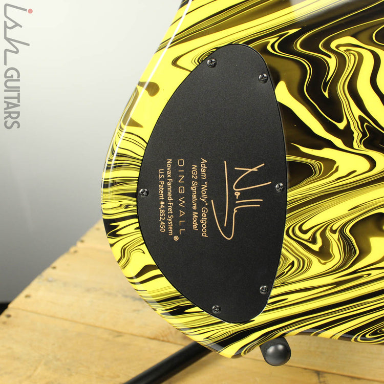 Dingwall Combustion NG-2 5-String Multiscale Bass Ferrari Yellow