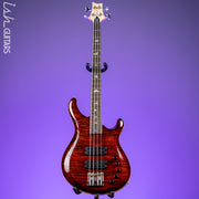 PRS Grainger 4-String Bass Guitar 10-Top Fire Red Smoke Burst