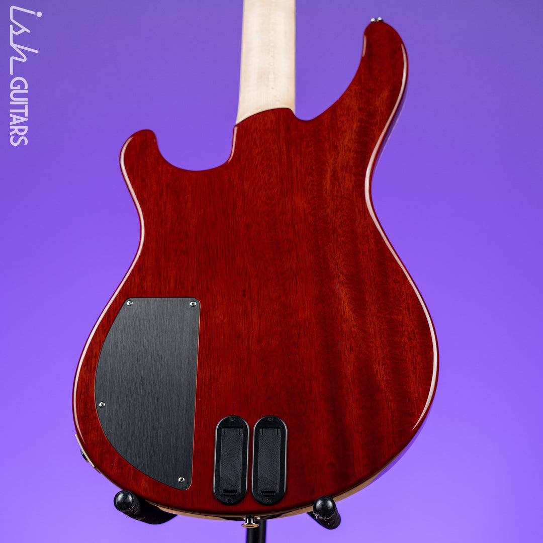 PRS Grainger 4-String Bass Guitar 10-Top Fire Red Smoke Burst