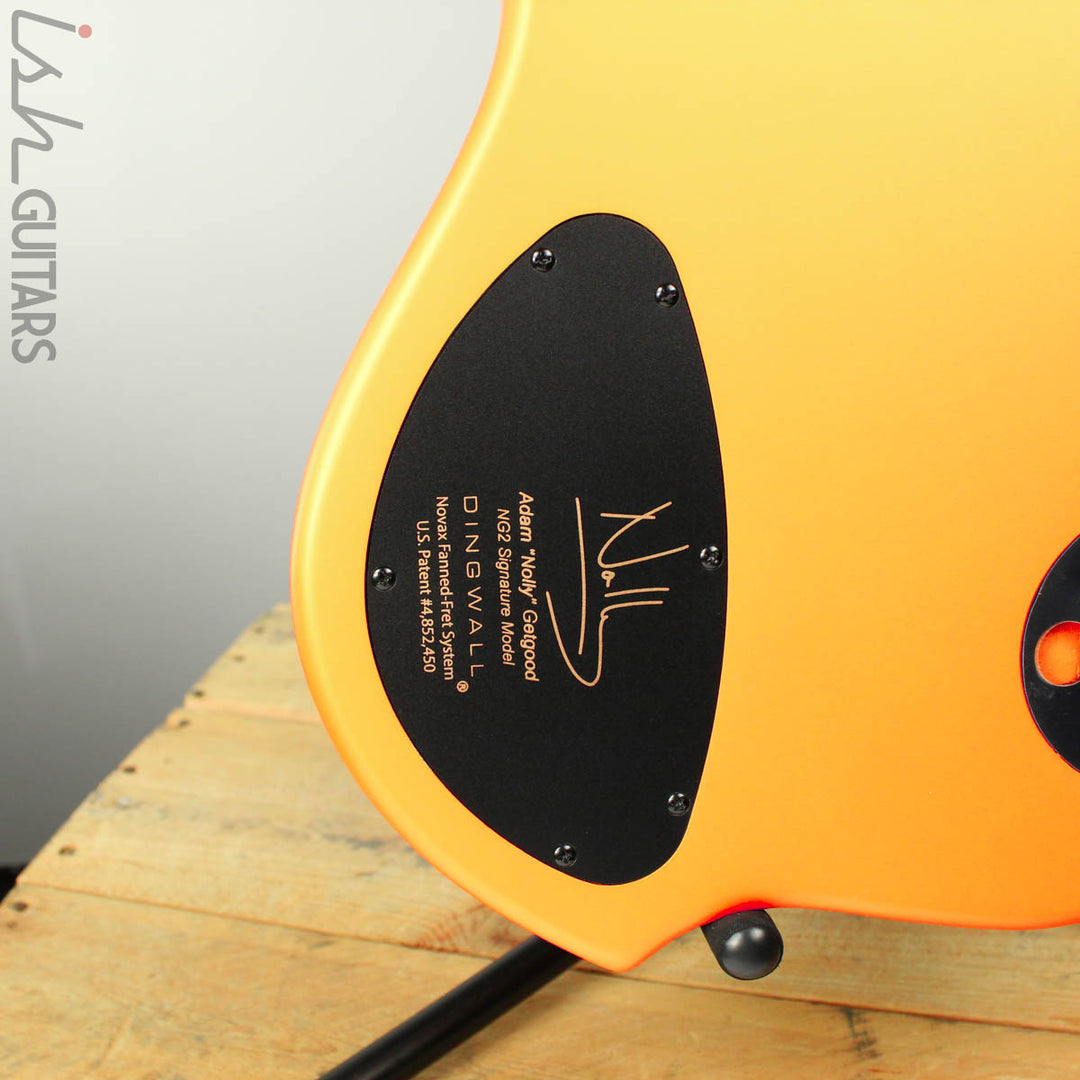 Dingwall Combustion NG-2 5-String Multiscale Bass Lamborghini Orange