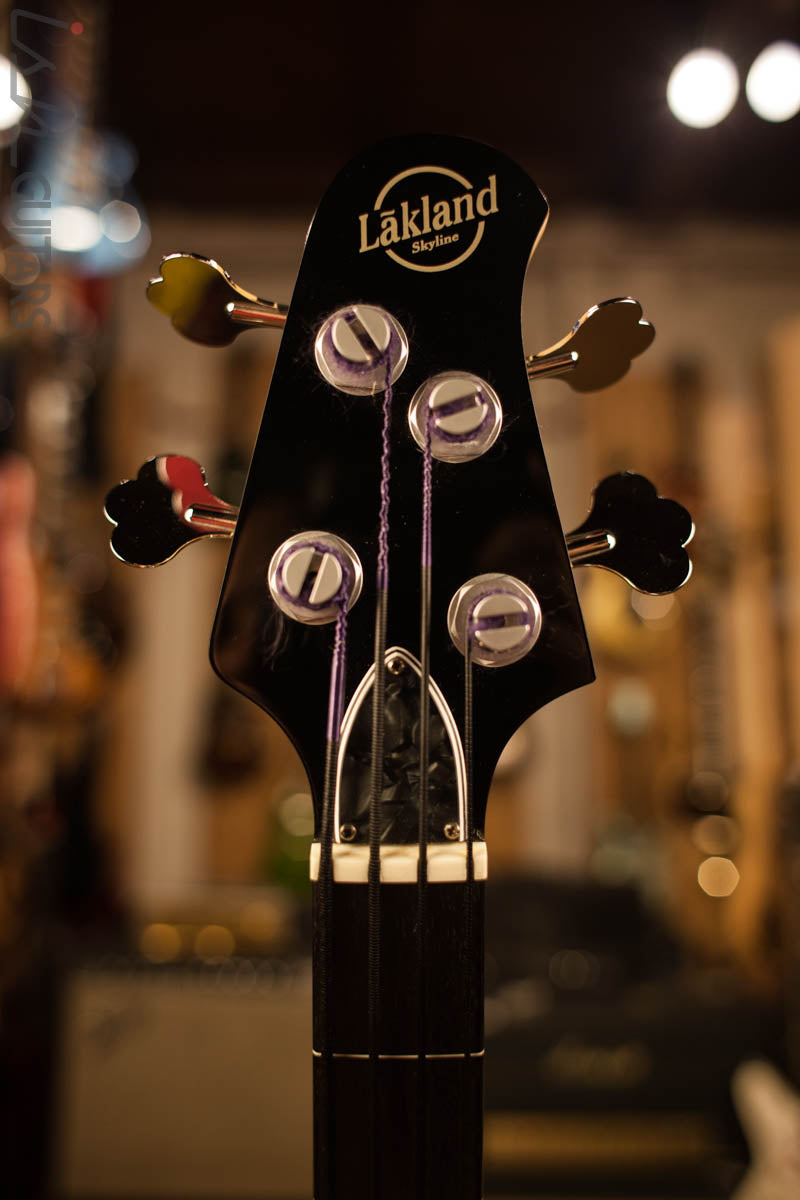 2003 Lakland Skyline Fretless Hollowbody Three Tone Sunburst