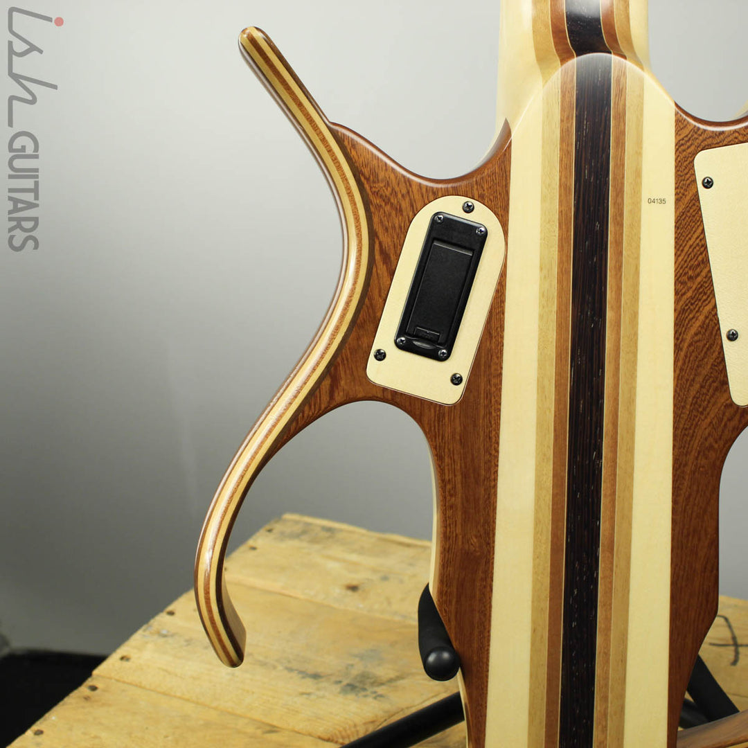 Paul Lairat Stega 6 Headless Figured Maple Fretboard Bass Guitar