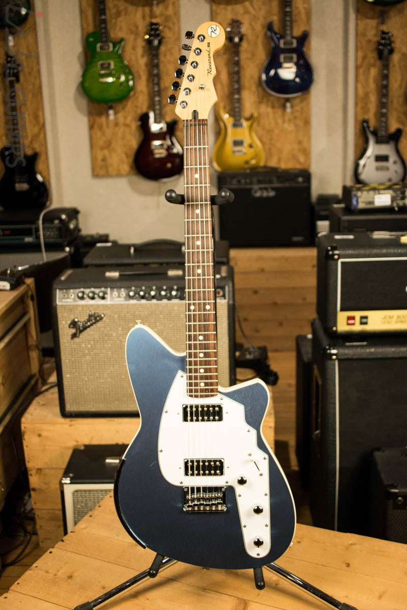 2005 USA Reverend Wolfman Advanced Anodized Aluminum Blue Bass Contour