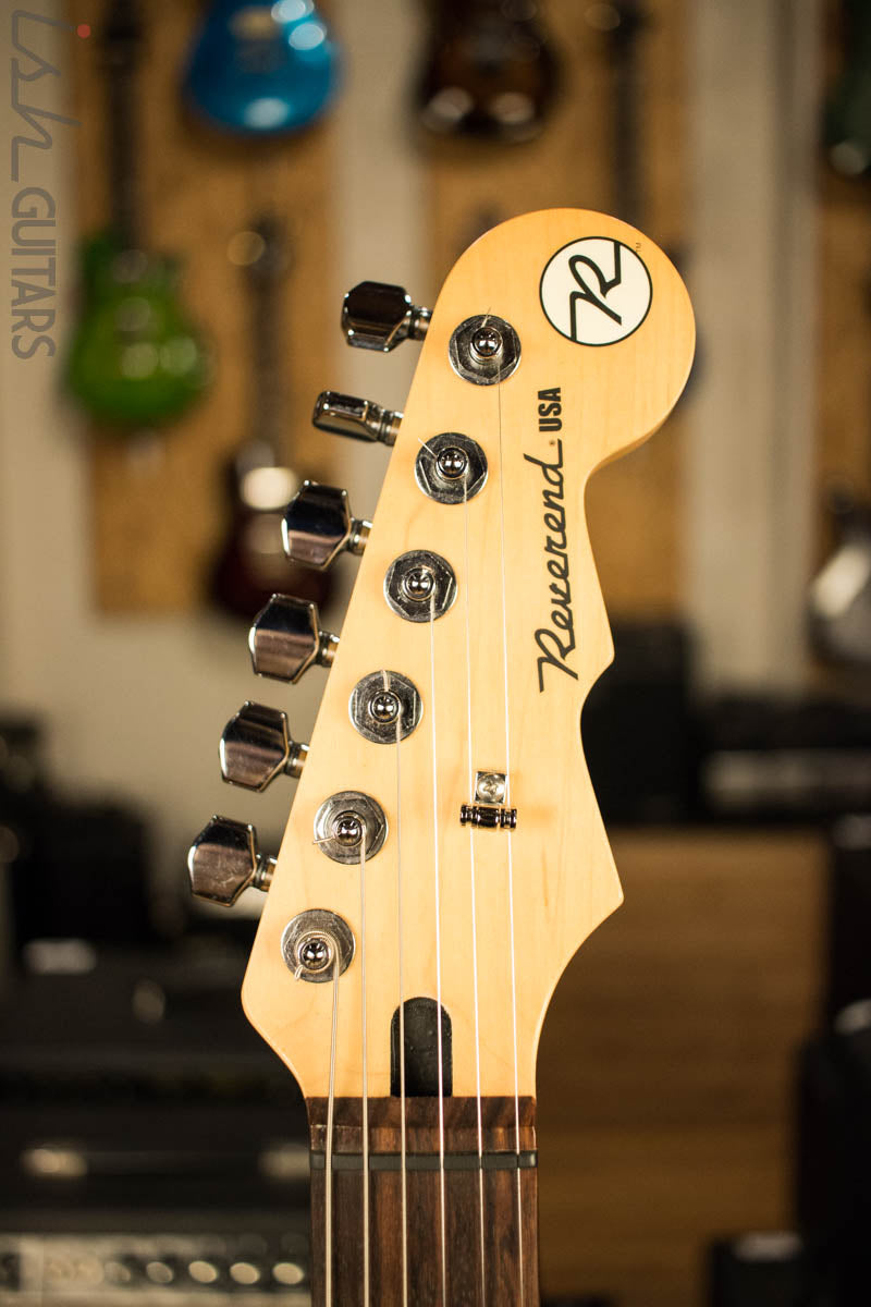2005 USA Reverend Wolfman Advanced Anodized Aluminum Blue Bass Contour