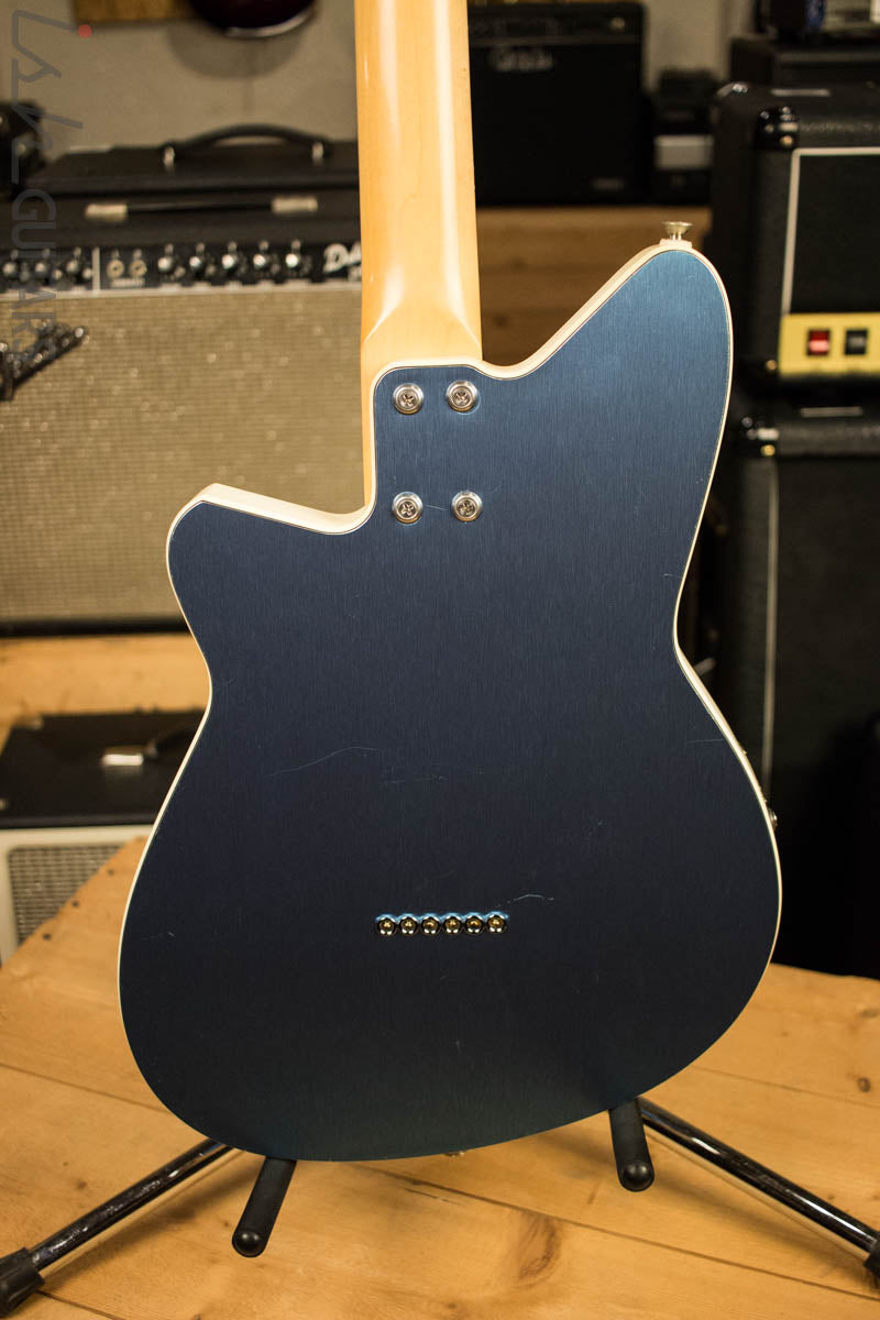 2005 USA Reverend Wolfman Advanced Anodized Aluminum Blue Bass Contour
